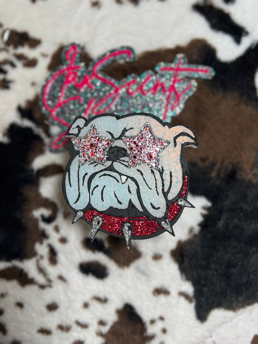 Bulldog with Star Eyes