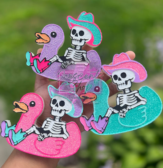 Skeleton Duck Floatie