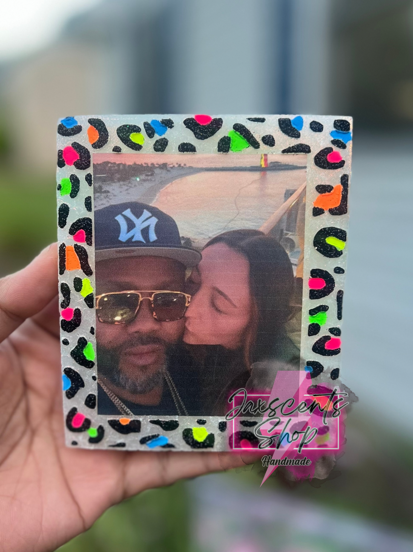 Leopard Print Frame (Custom Photo)