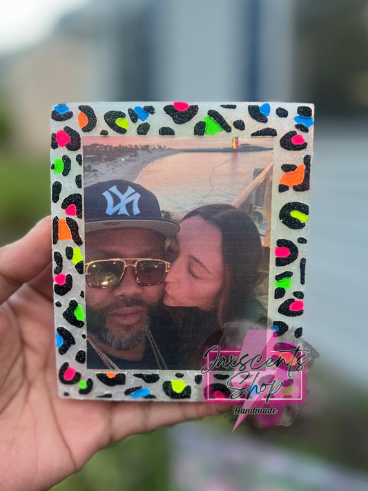 Leopard Print Frame (Custom Photo)