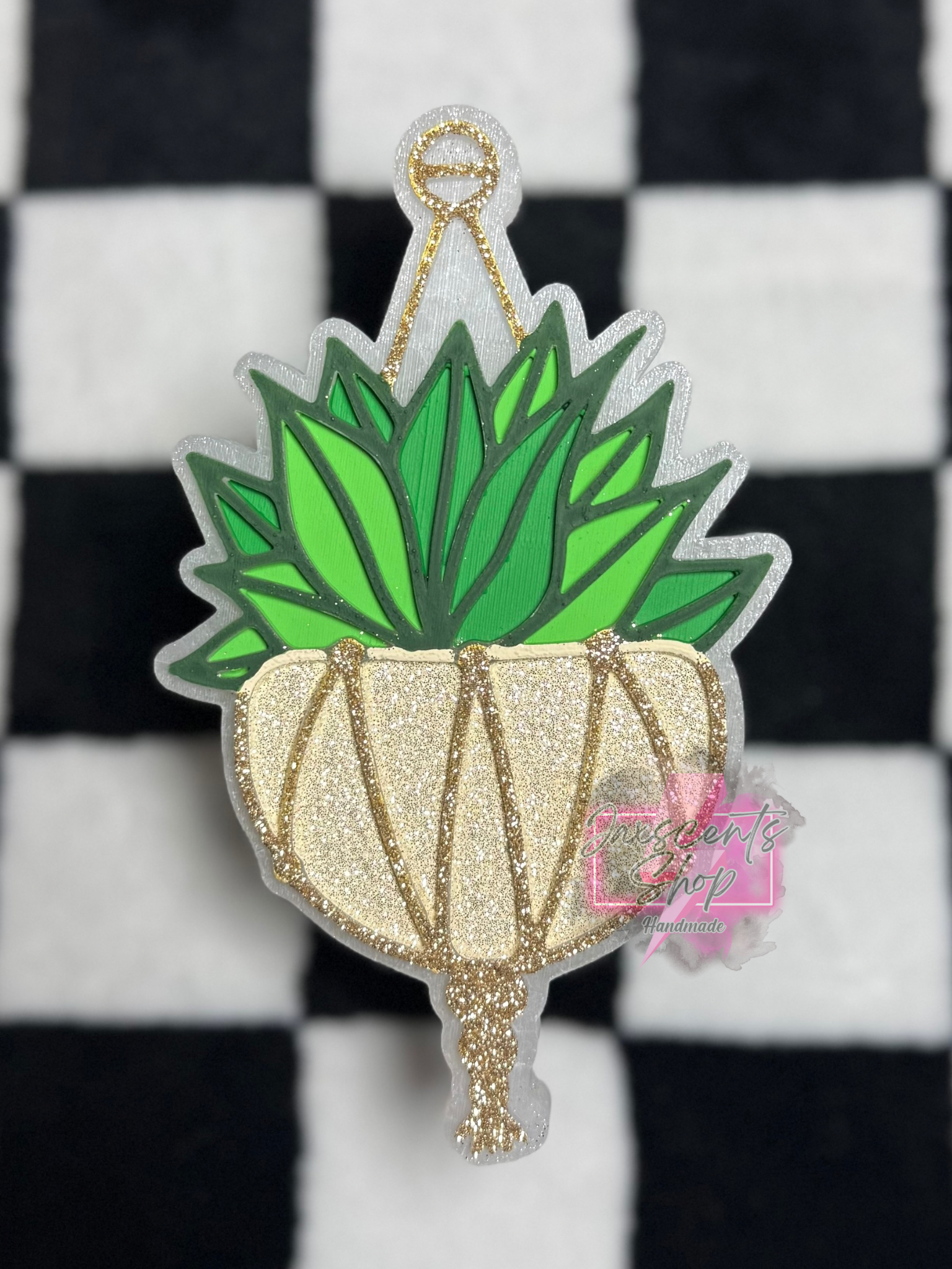 car hanging succulent Hanging Plant Car Freshie – JaxScents Shop