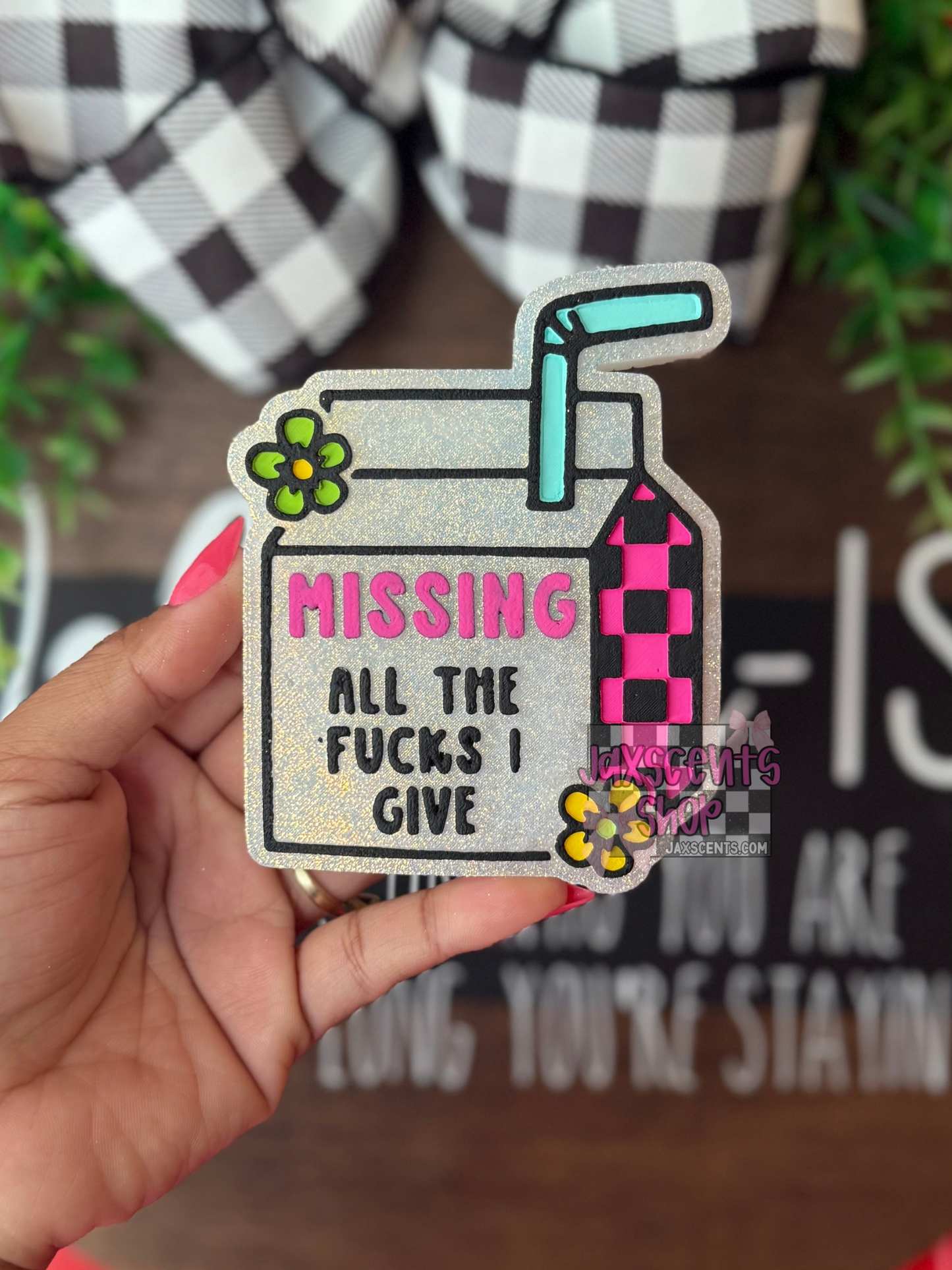 Missing All The Fucks I Give Car Freshie