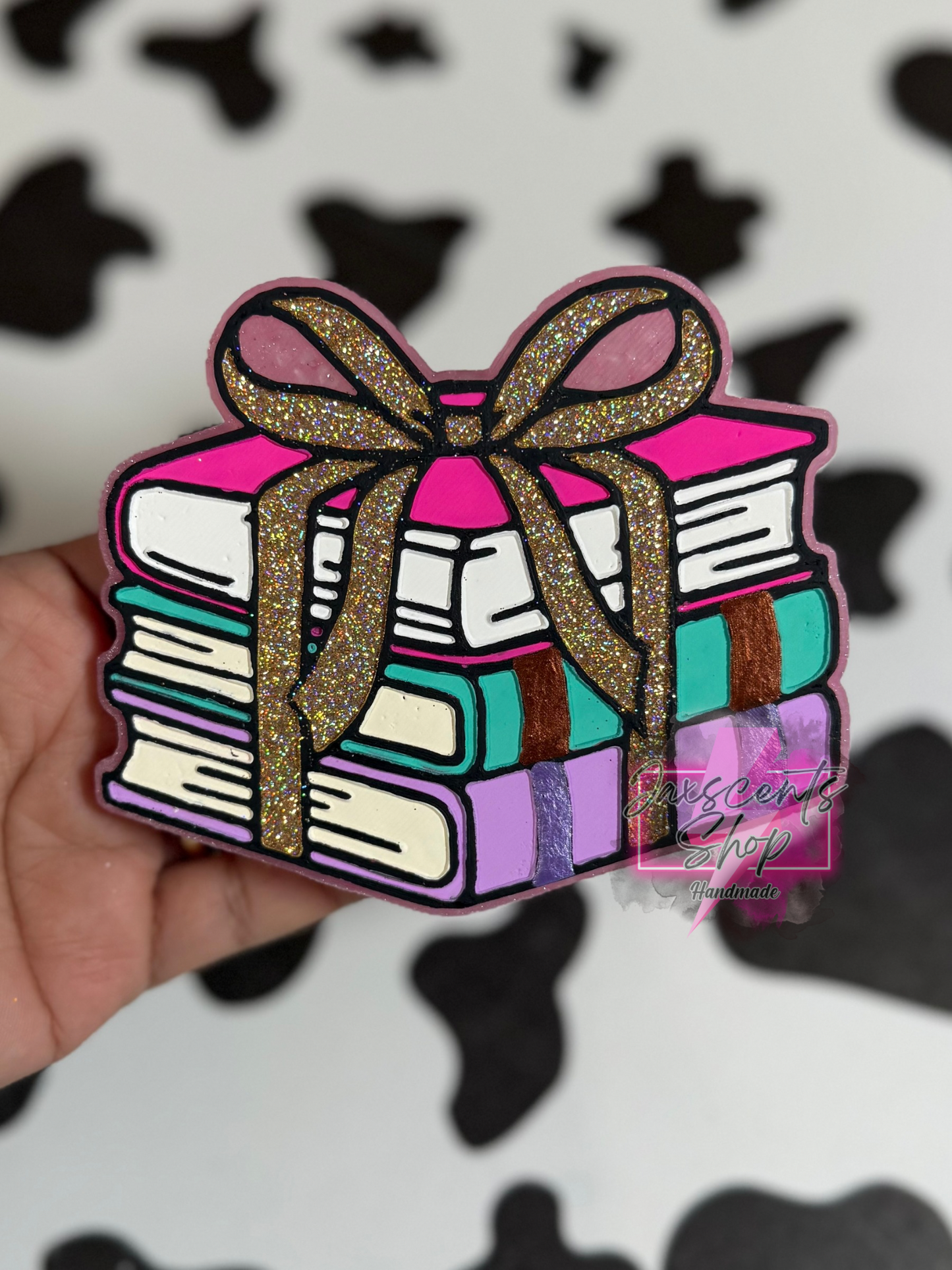 Book Stack With Bow