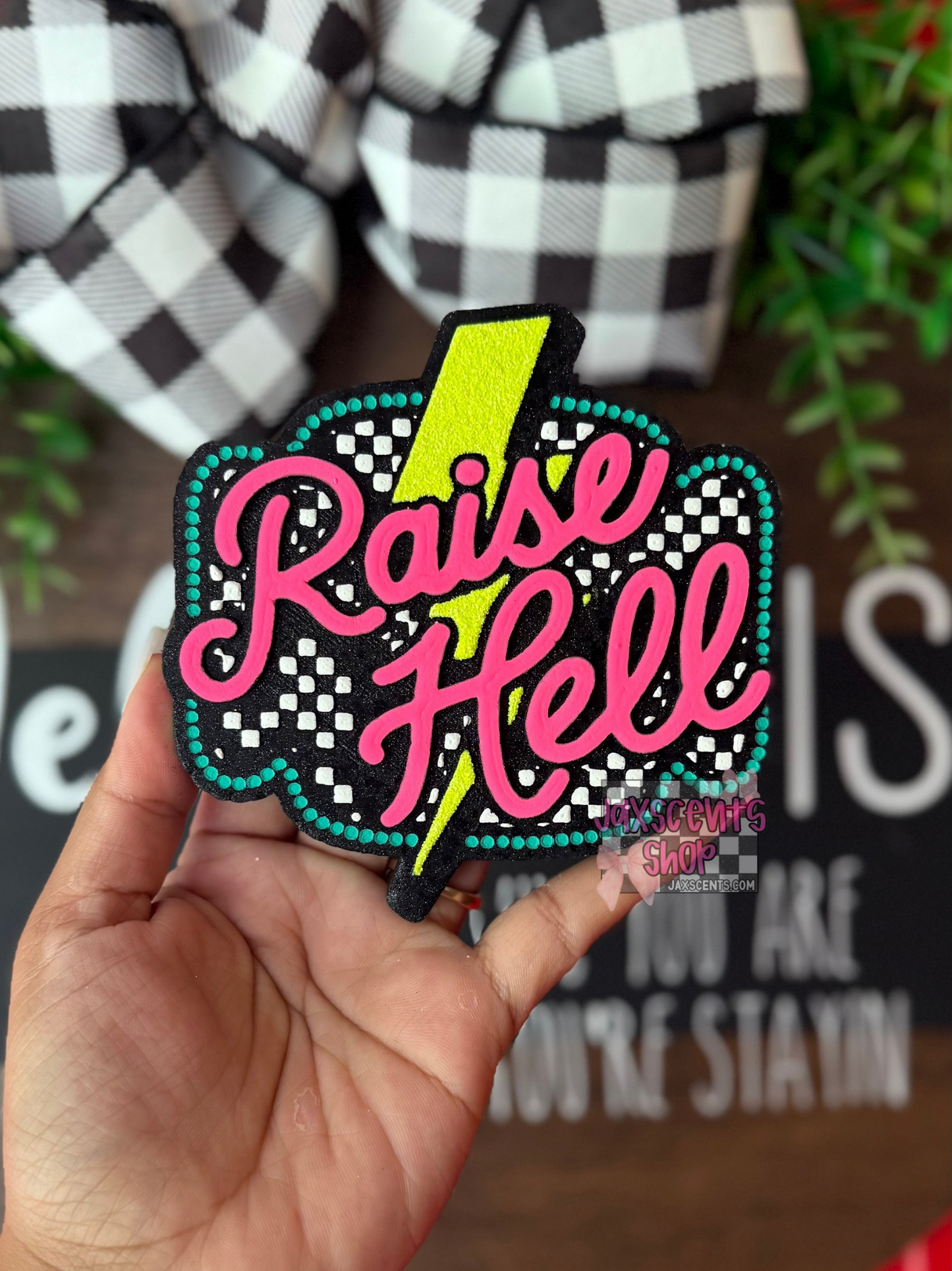 Raise Hell Car Freshie