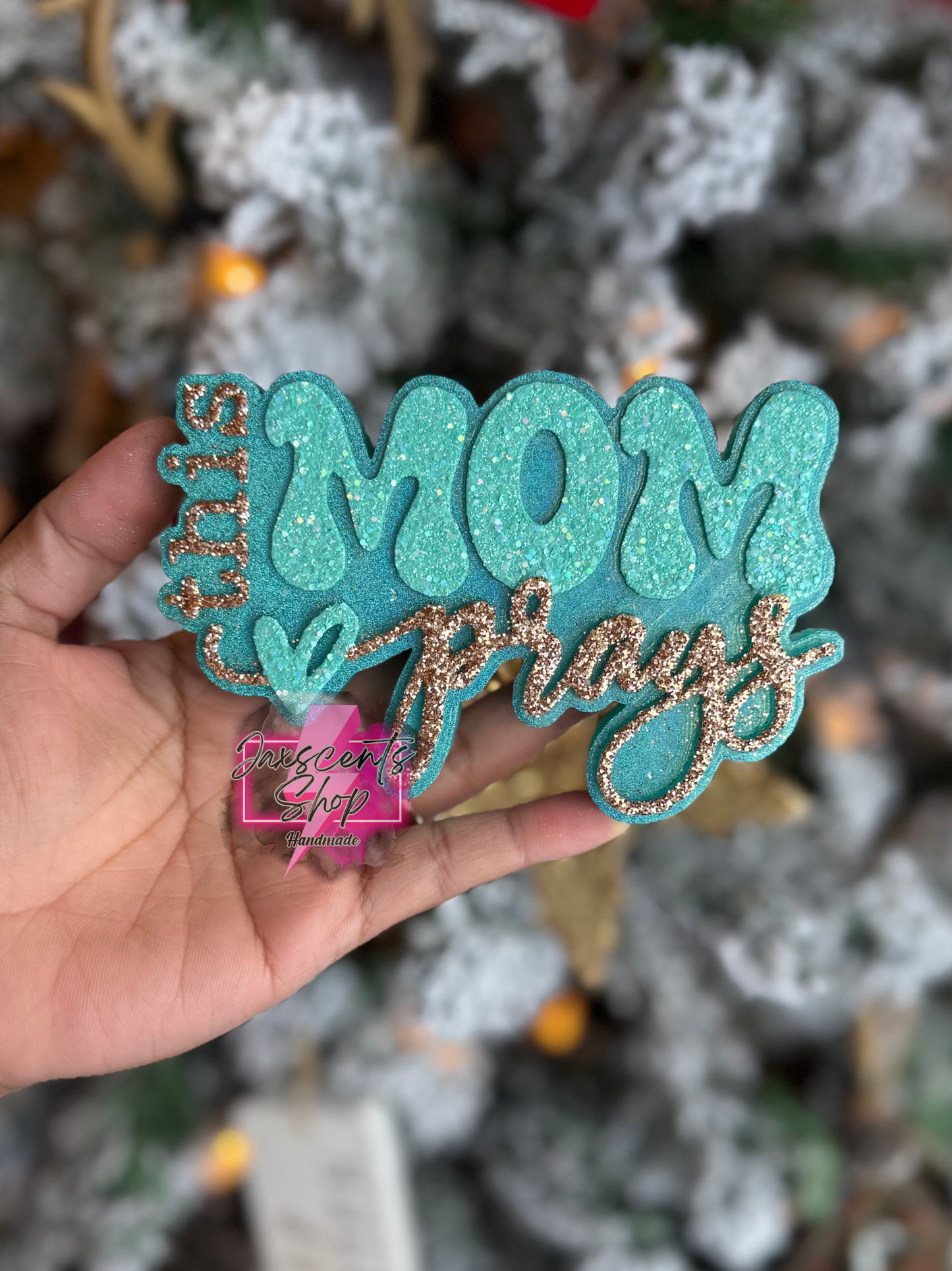 This Mom Prays Car Freshie