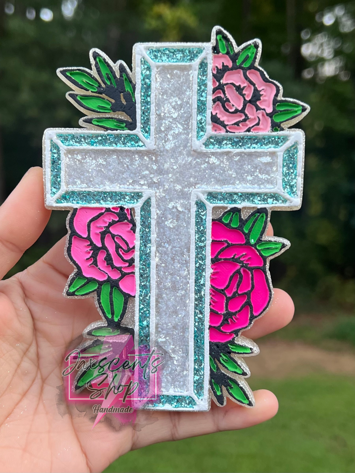 Cross With Flowers