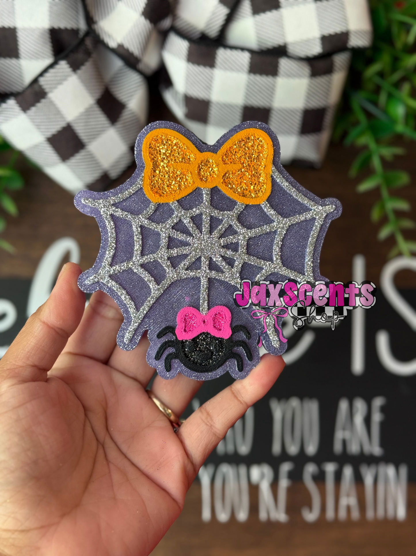 Cute Spiderweb Car Freshie