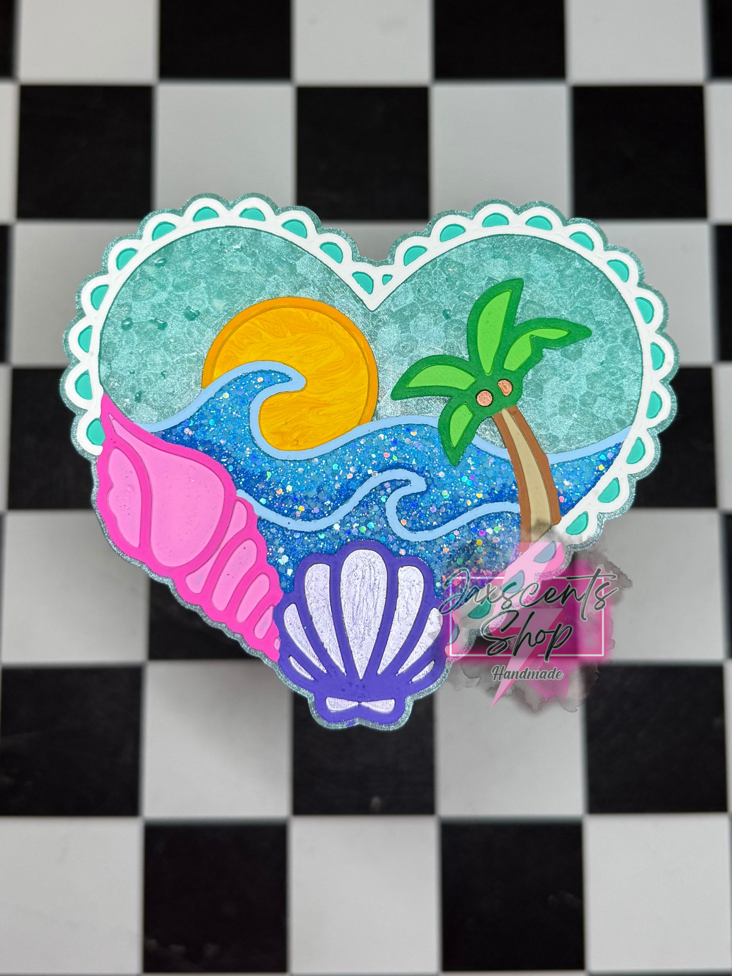 Lace Beach Heart
