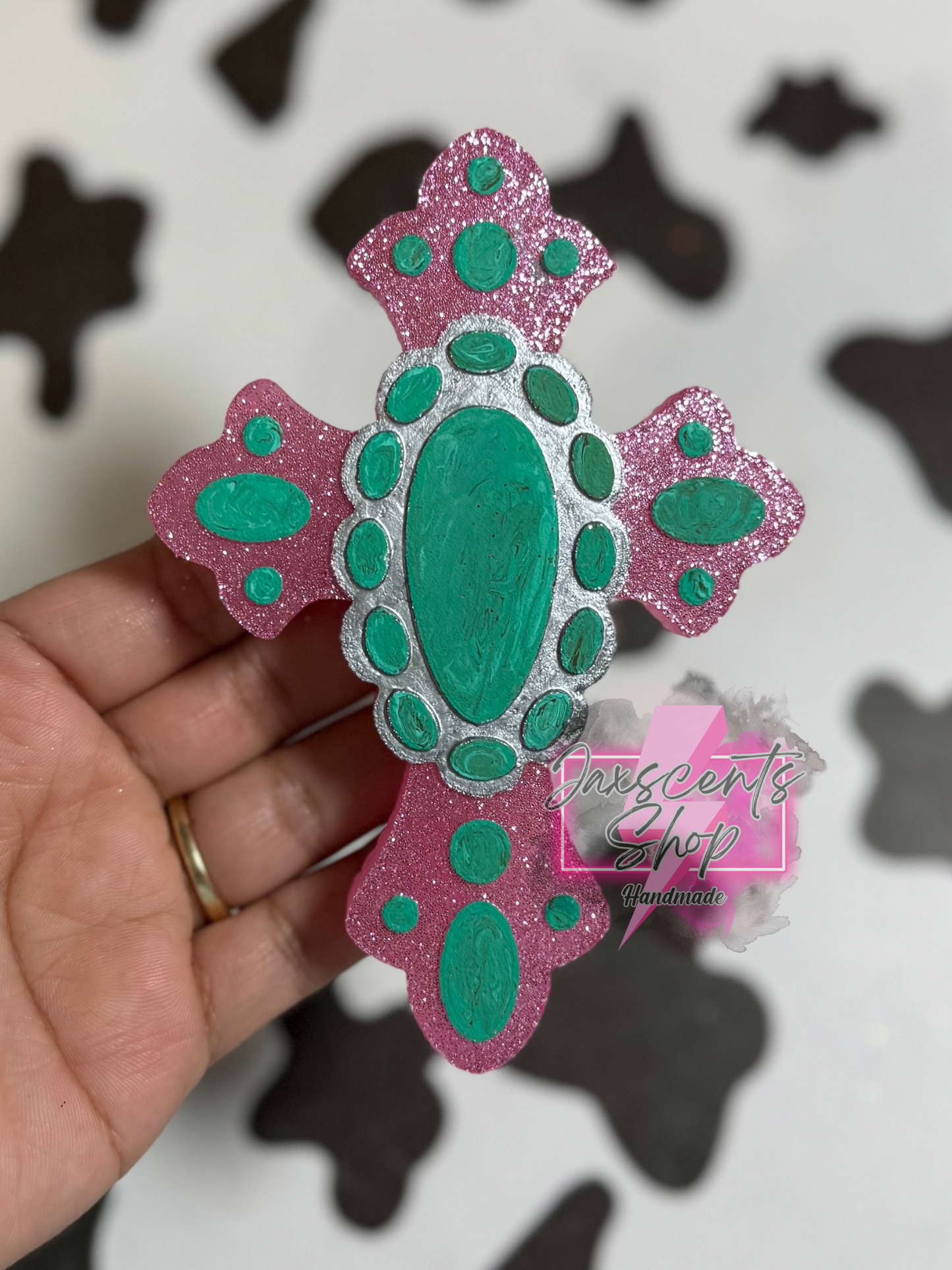 Squash Blossom Cross