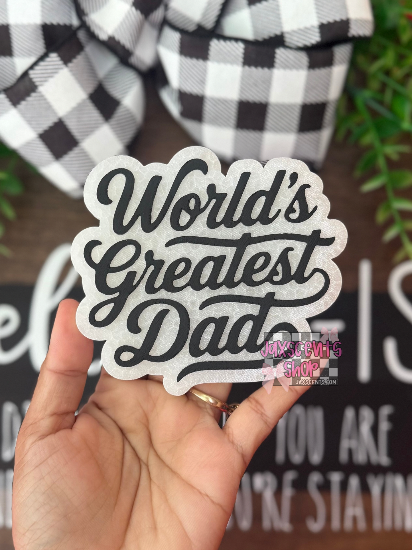 World’s Greatest Dad Car Freshie