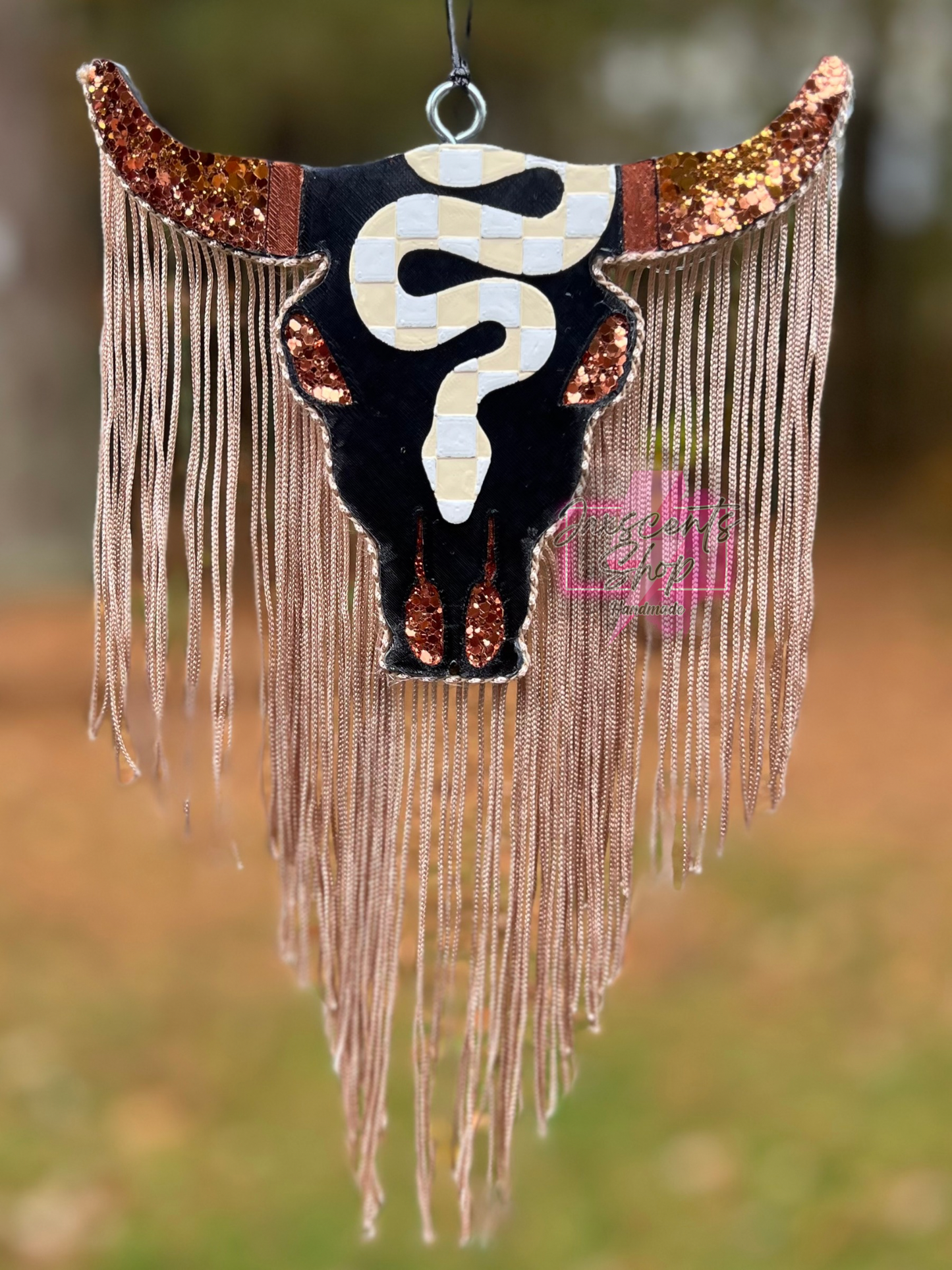 Checkered Snake Bull Skull RTS