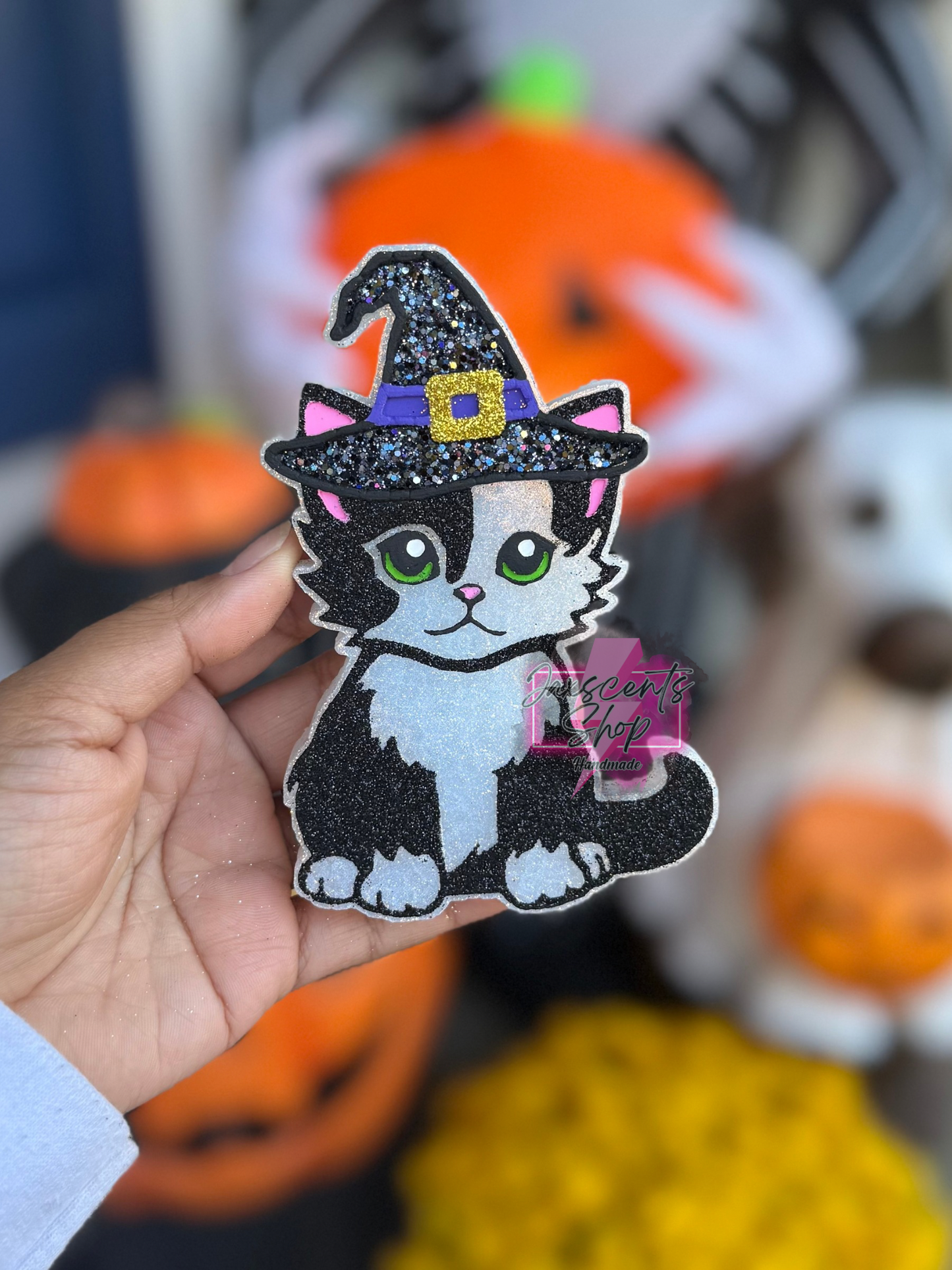 Cat with Witch Hat