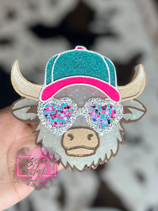 Cow with Trucker Hat