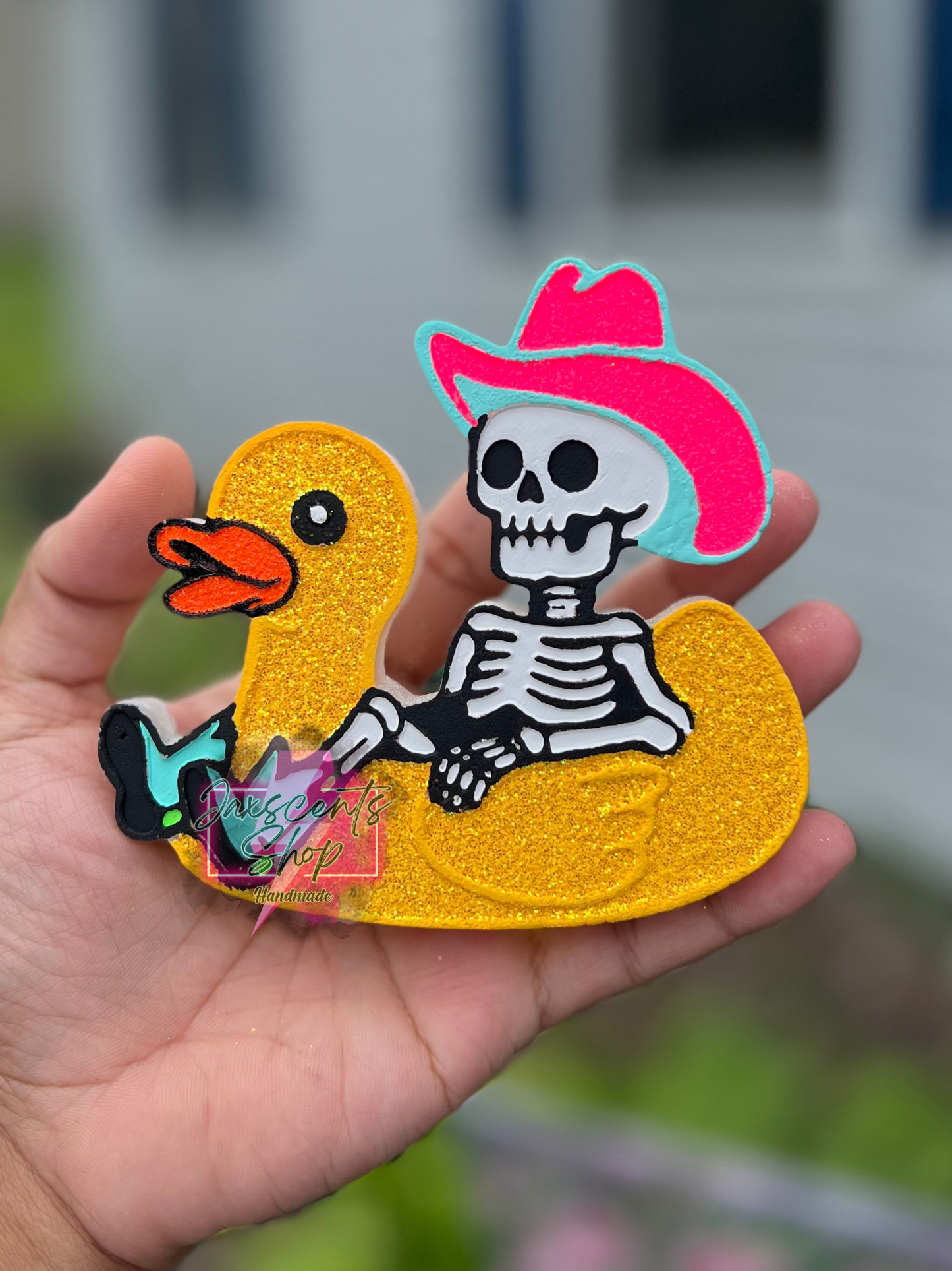 Skeleton Duck Floatie