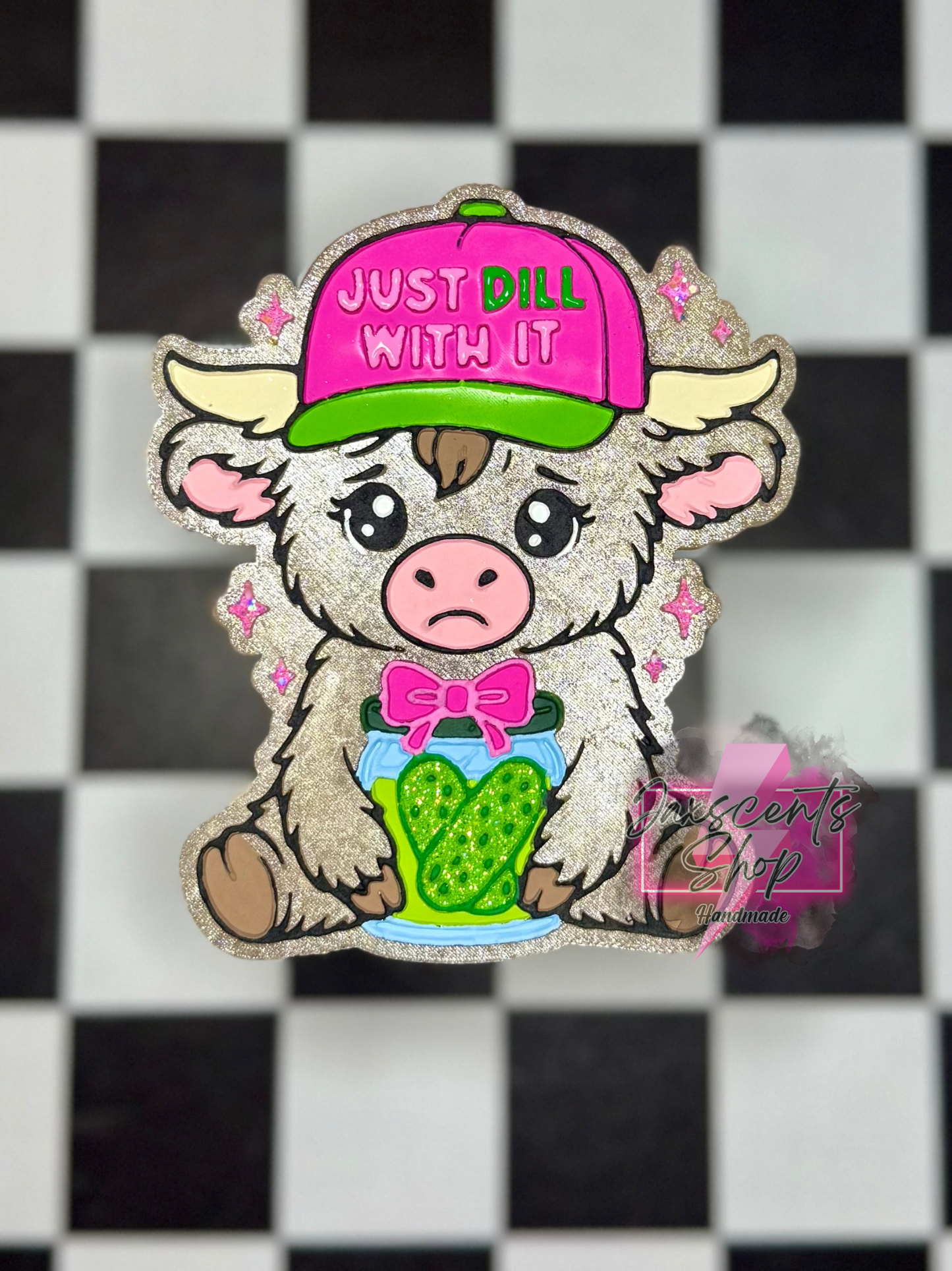 Just Dill With It Cow Car Freshie