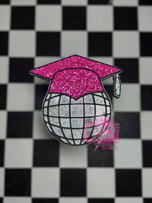 Disco Graduation Cap