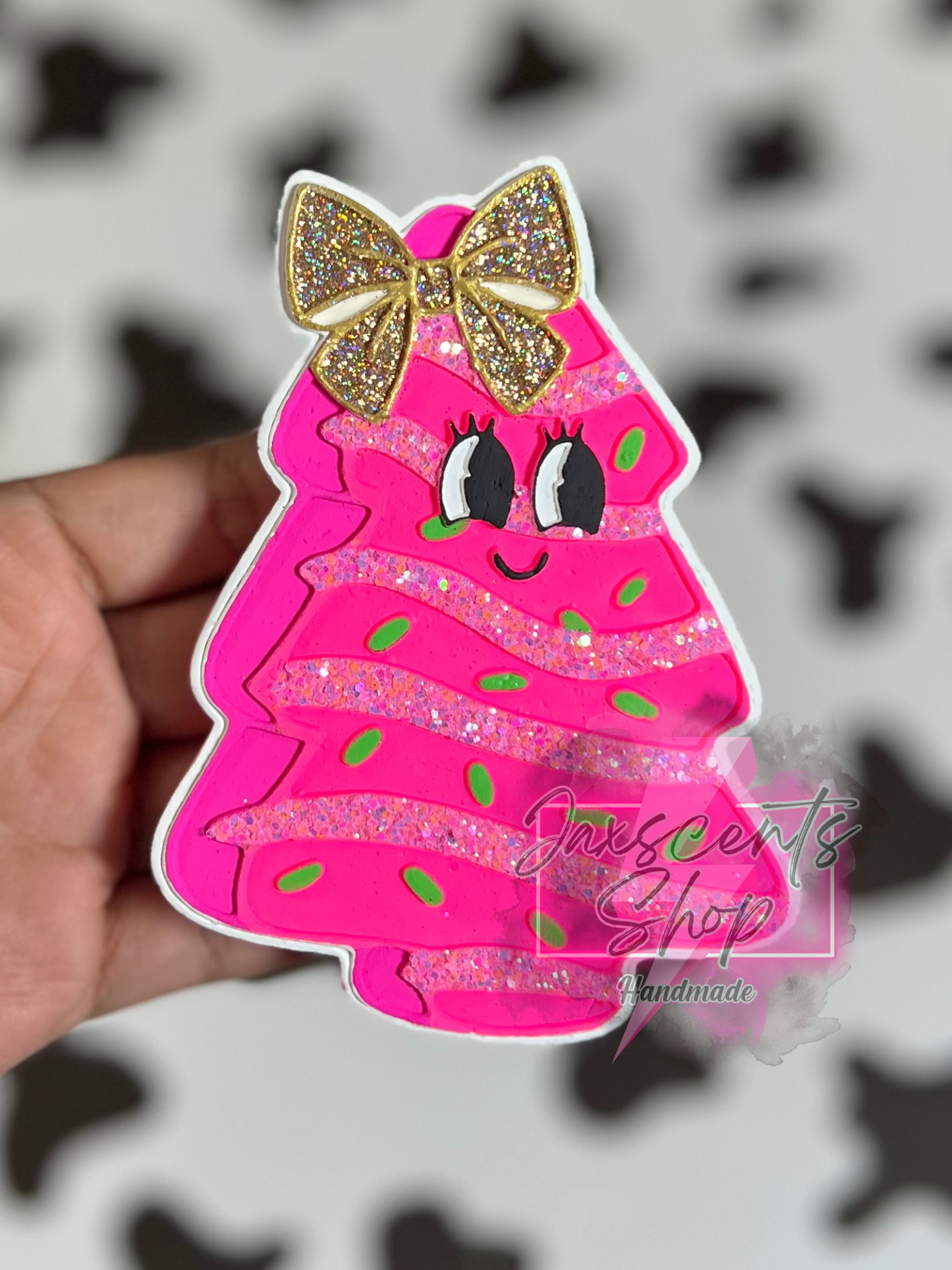 Cute Snack Cake With Bow