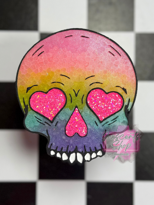 Heart Eyes Skull