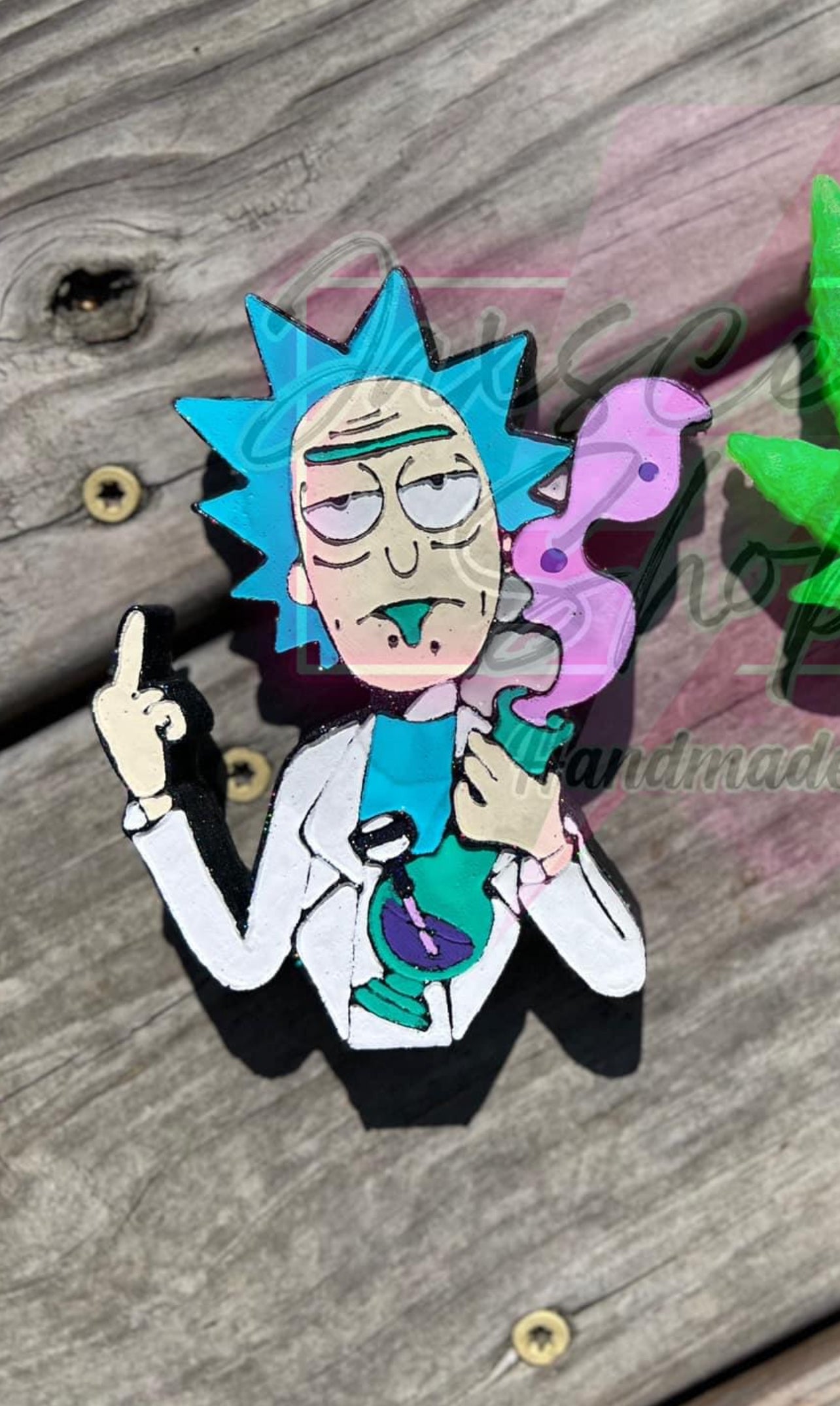 Rick Middle Finger