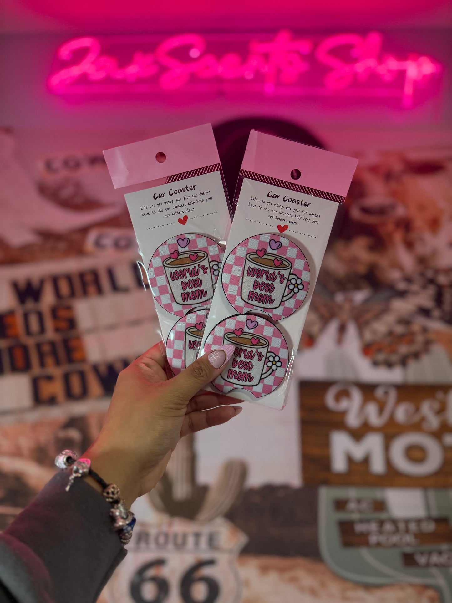 World’s Best Mom Coaster Set