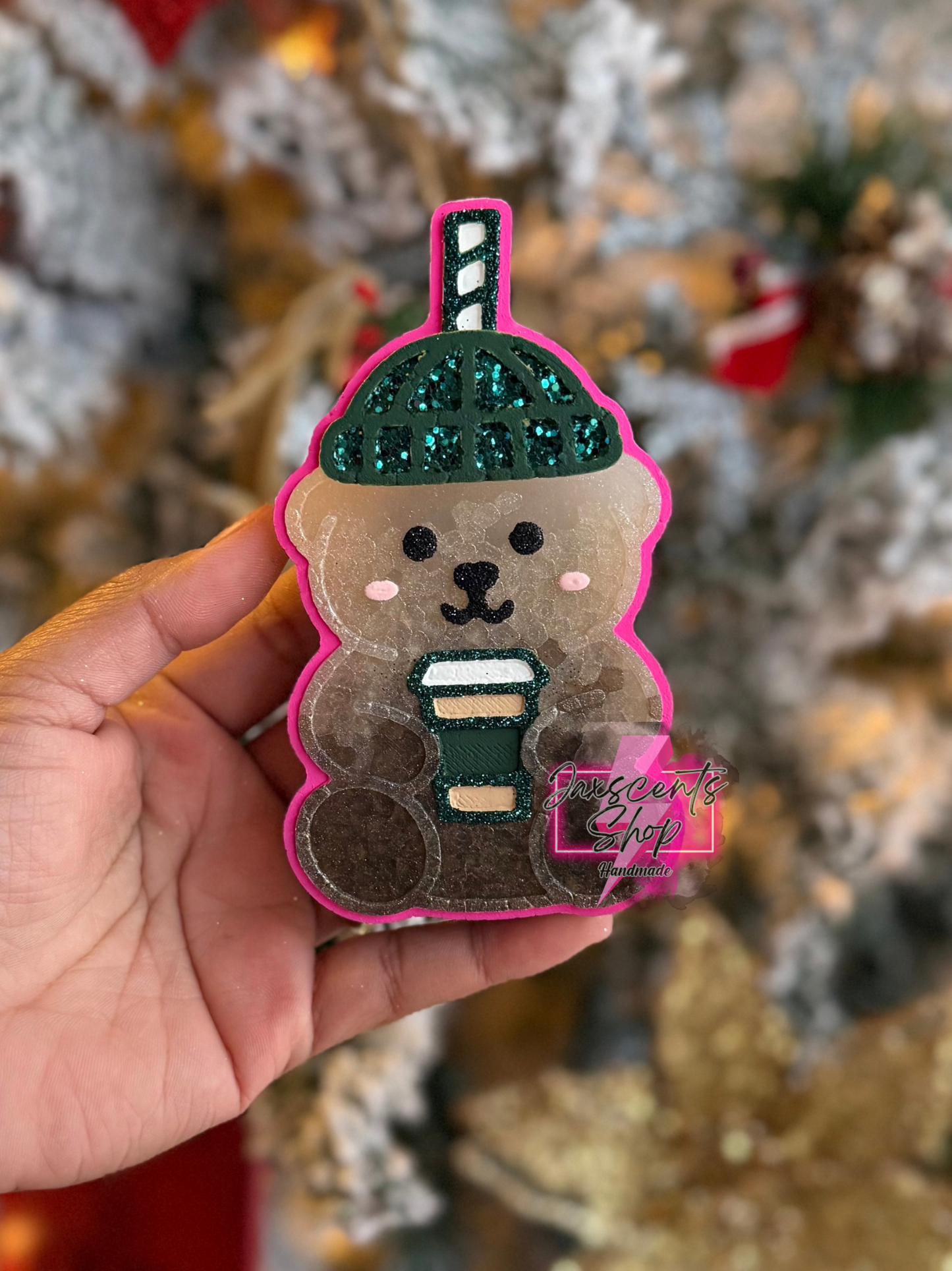 Starbucks Bear Car Freshie
