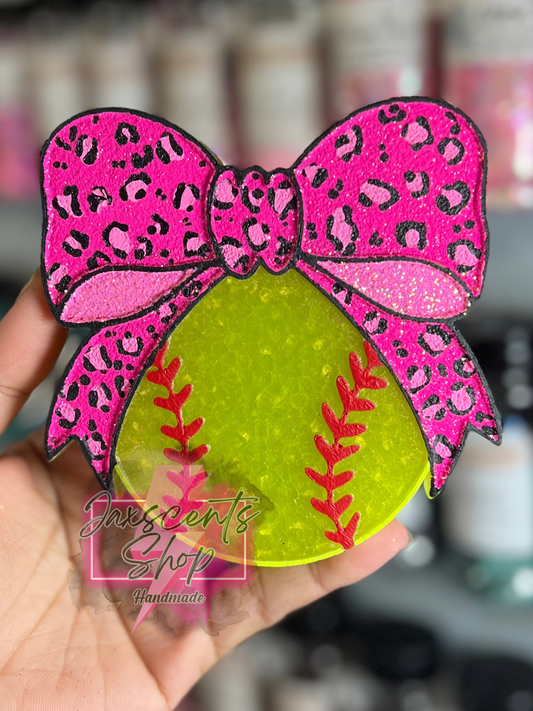 Softball Baseball With Bow