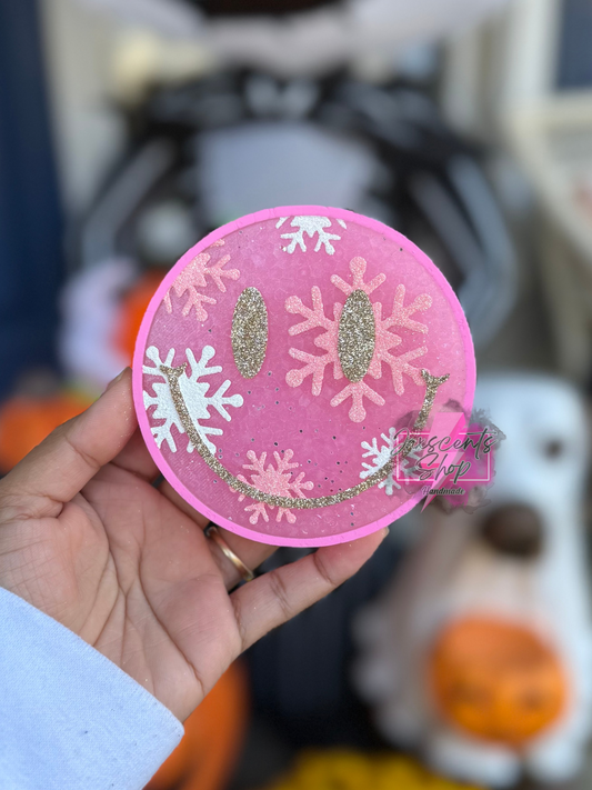 Smiley With Snowflakes 1