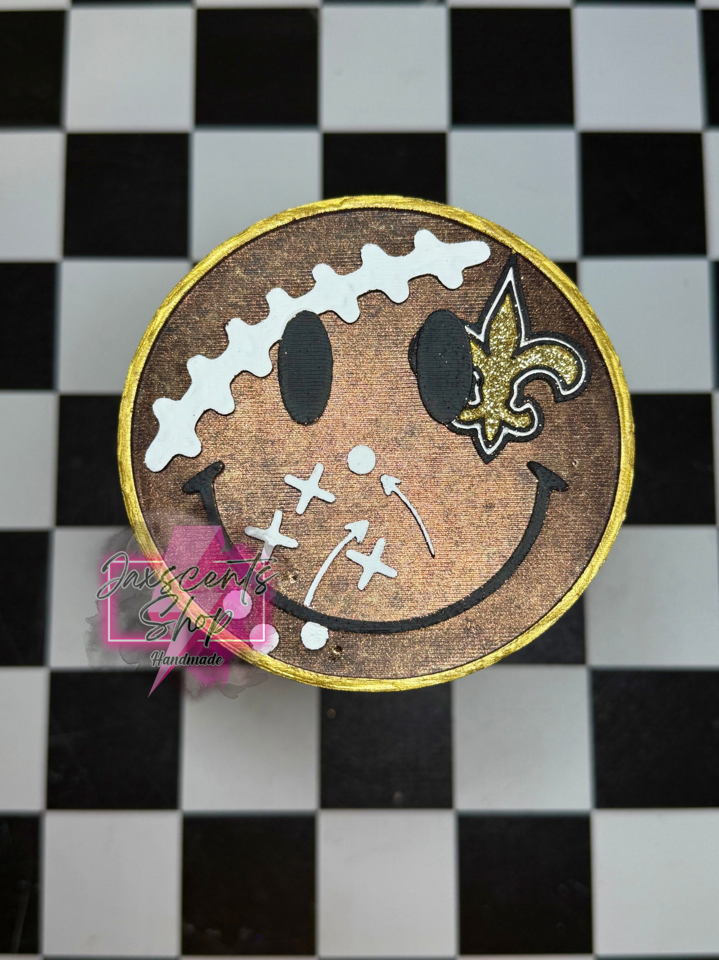 New Orleans Saints Football Smiley
