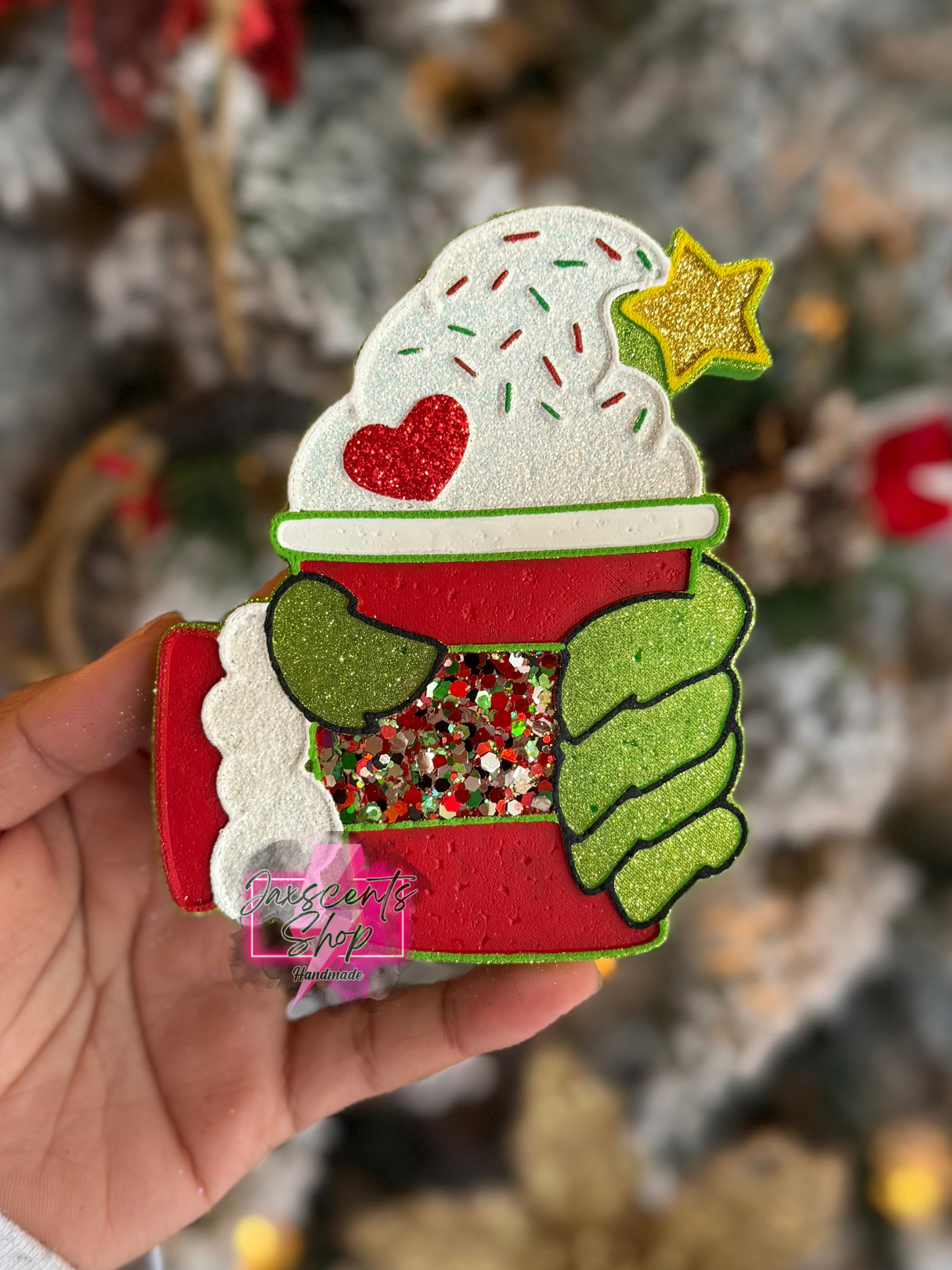 Green Man Christmas Coffee Mug