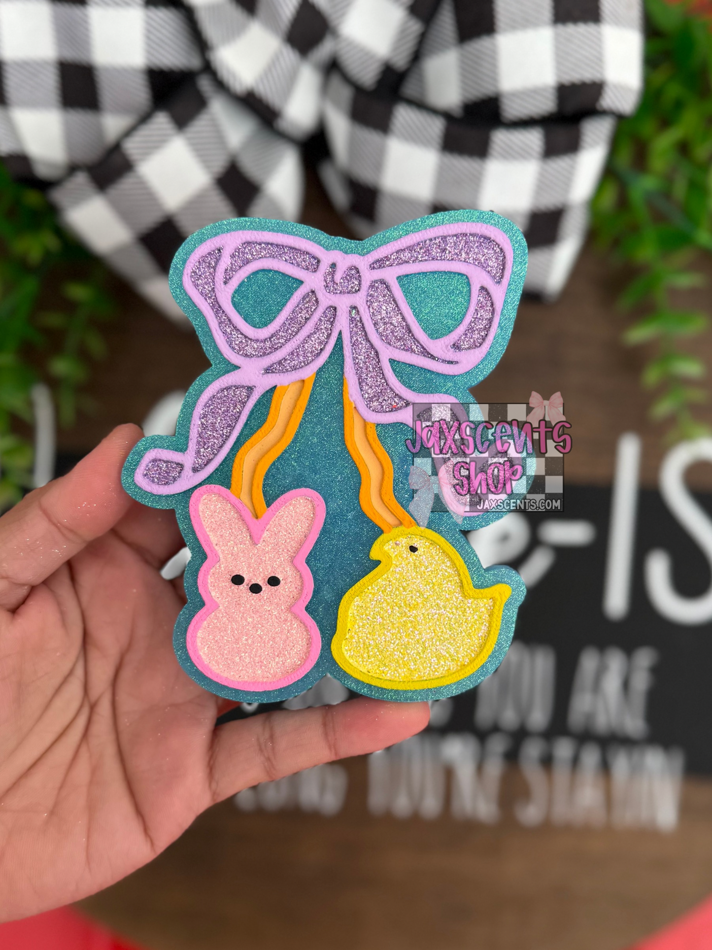Peep Cherries With Bow Car Freshie