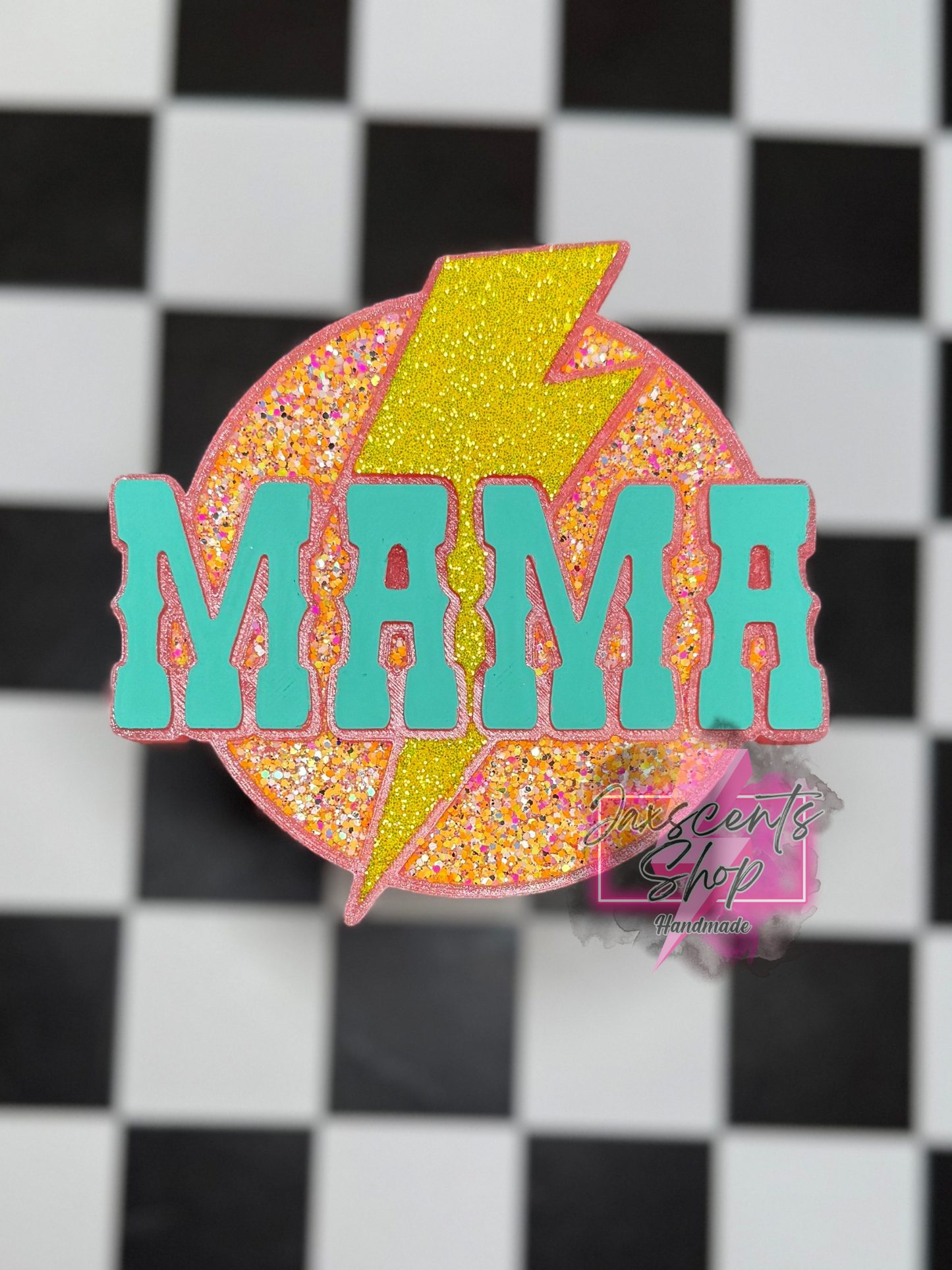 Round Mama With Lightning Bolt