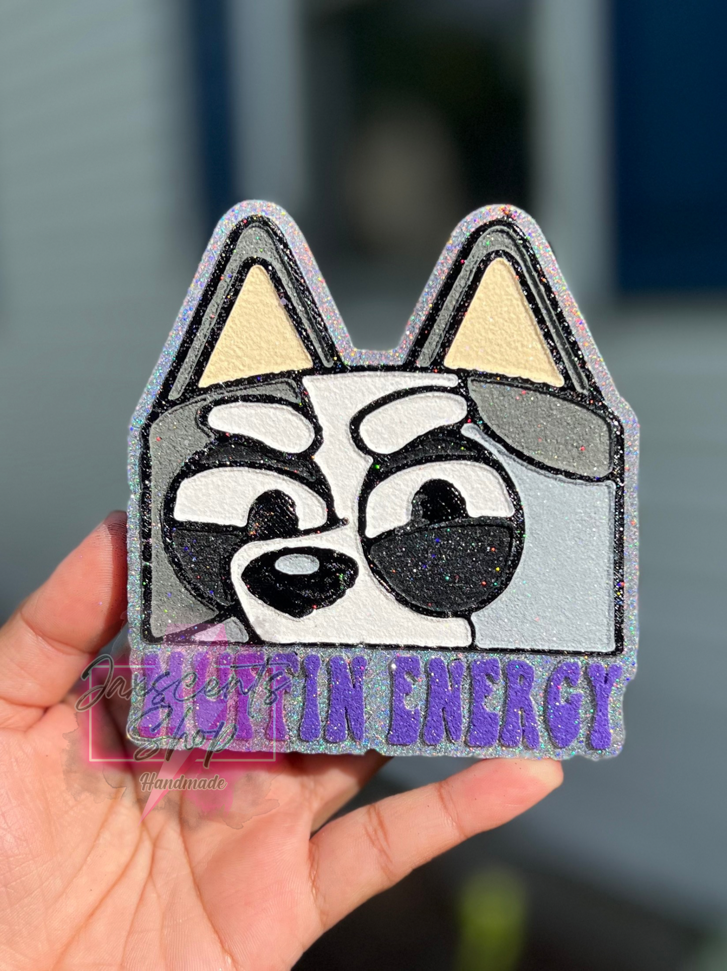 Grey dog energy