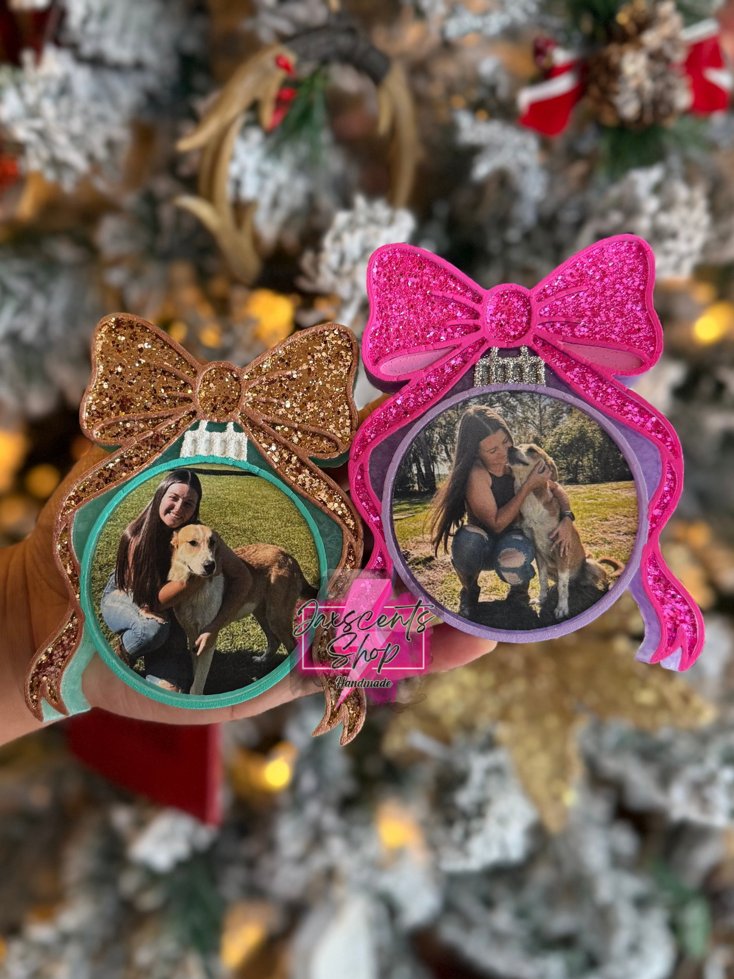 Christmas Ornament (Custom Photo) Car Freshie