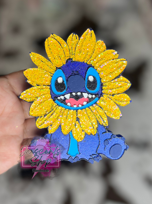 Blue Alien Sunflower