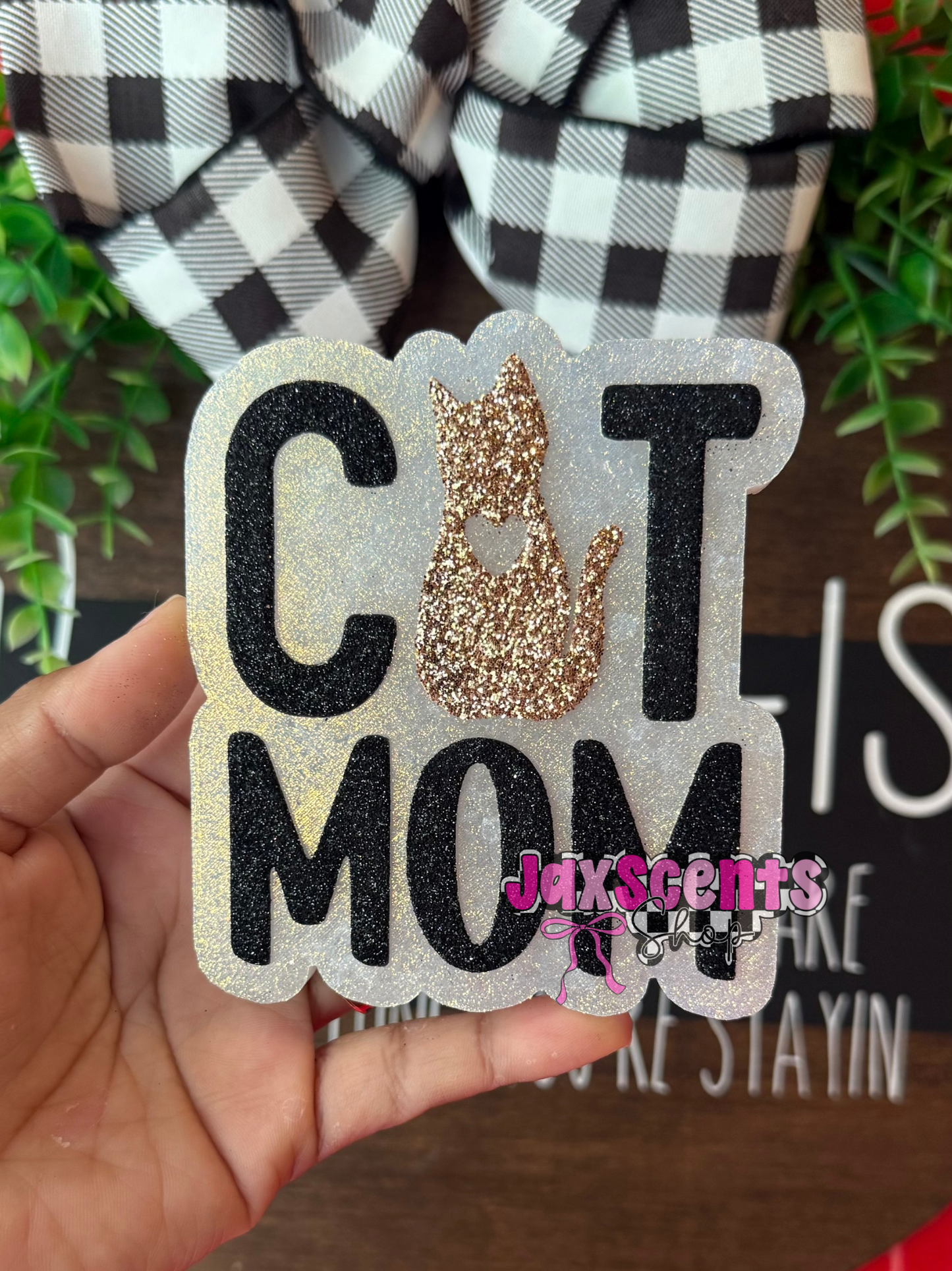 Cat Mom Car Freshie