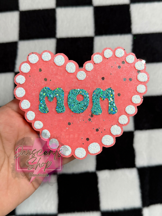Mom Heart With Pearls