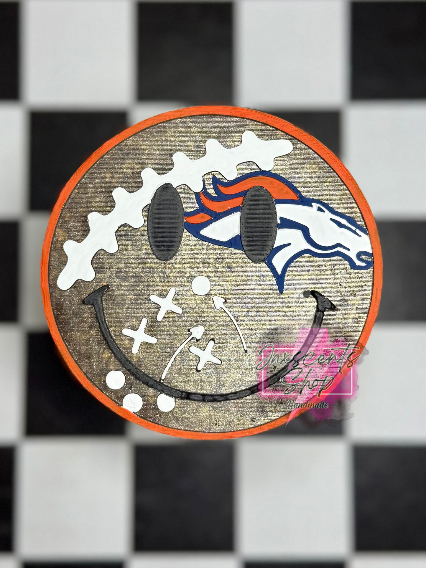 Denver Broncos Football Smiley