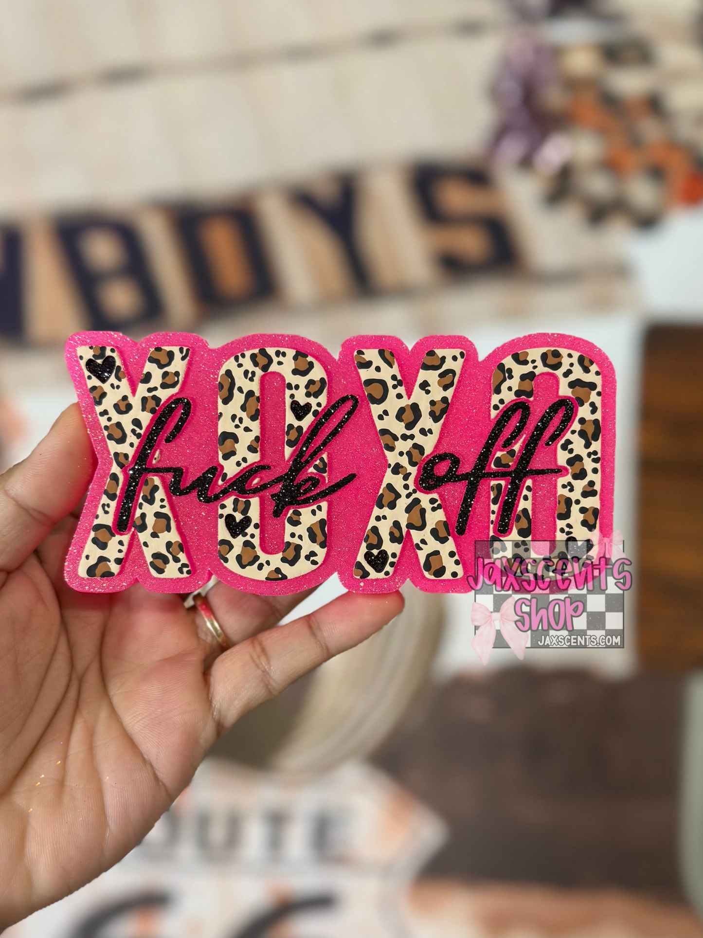 XOXO Fuck Off Car Freshie