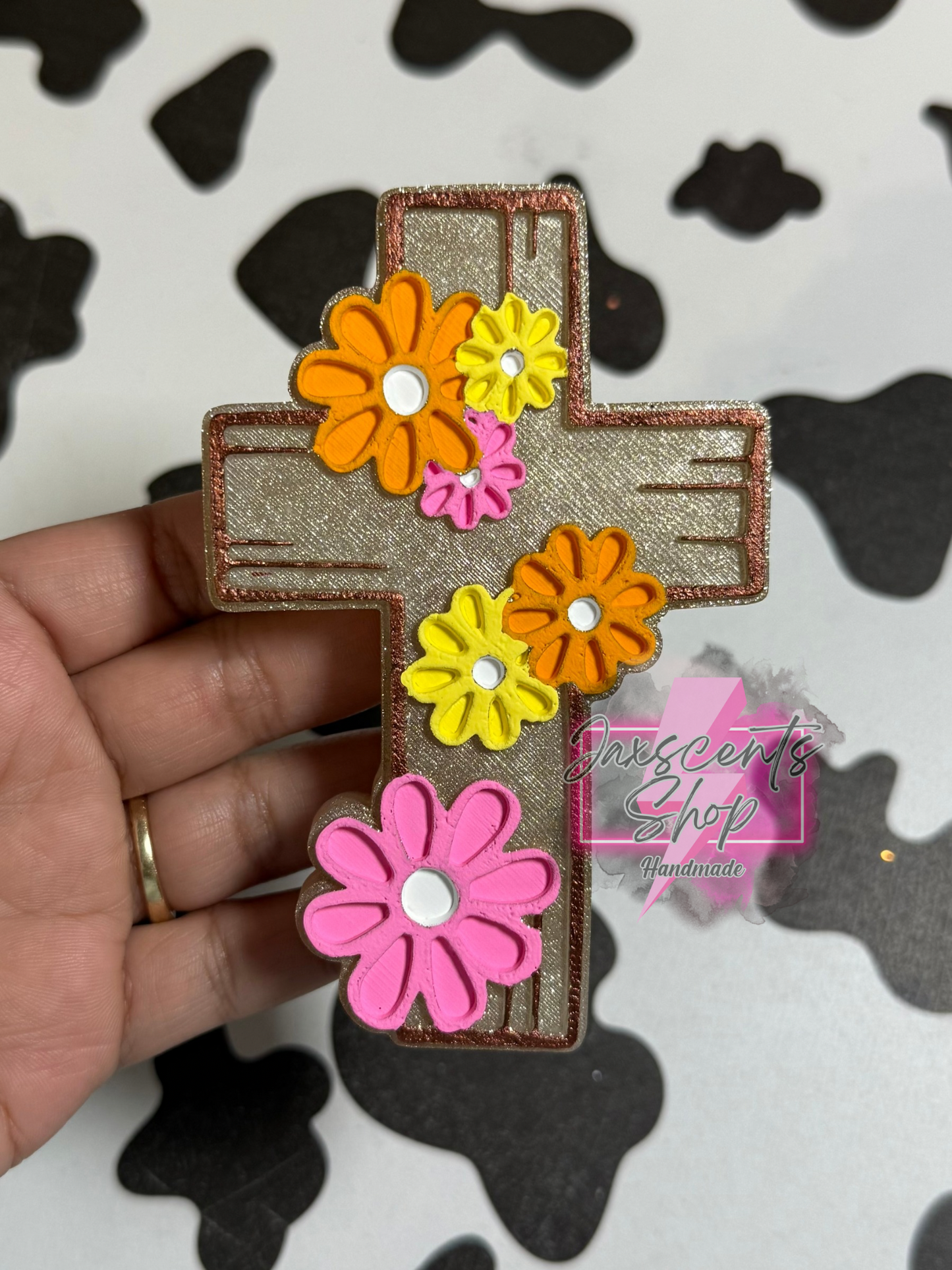 Cross With Flowers
