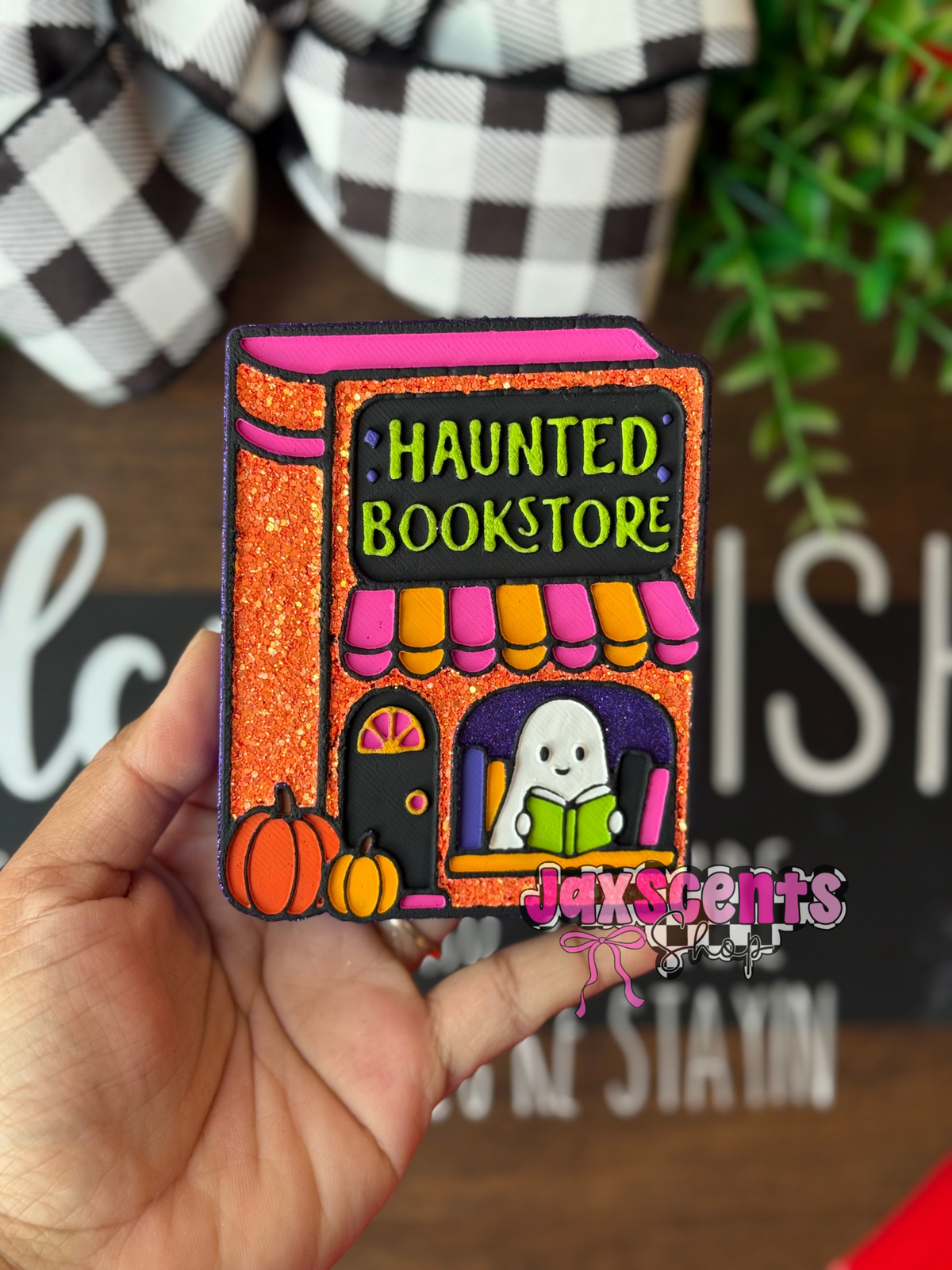 Haunted Bookstore Car Freshie