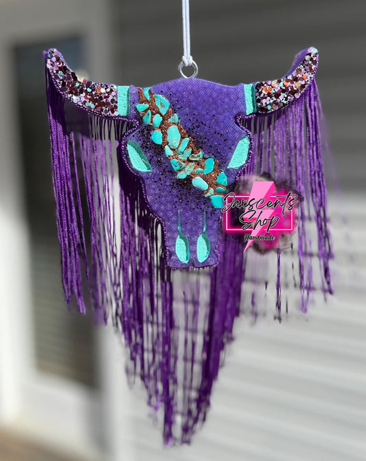 Western Geode Bull Skull