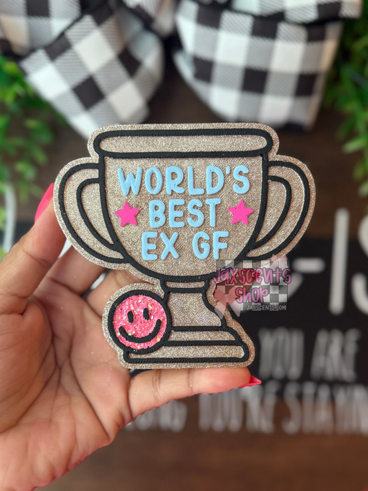 World’s Best Ex GF Trophy Car Freshie