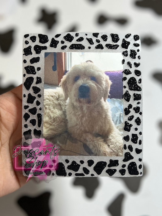 Cow Print Frame (Custom Photo)