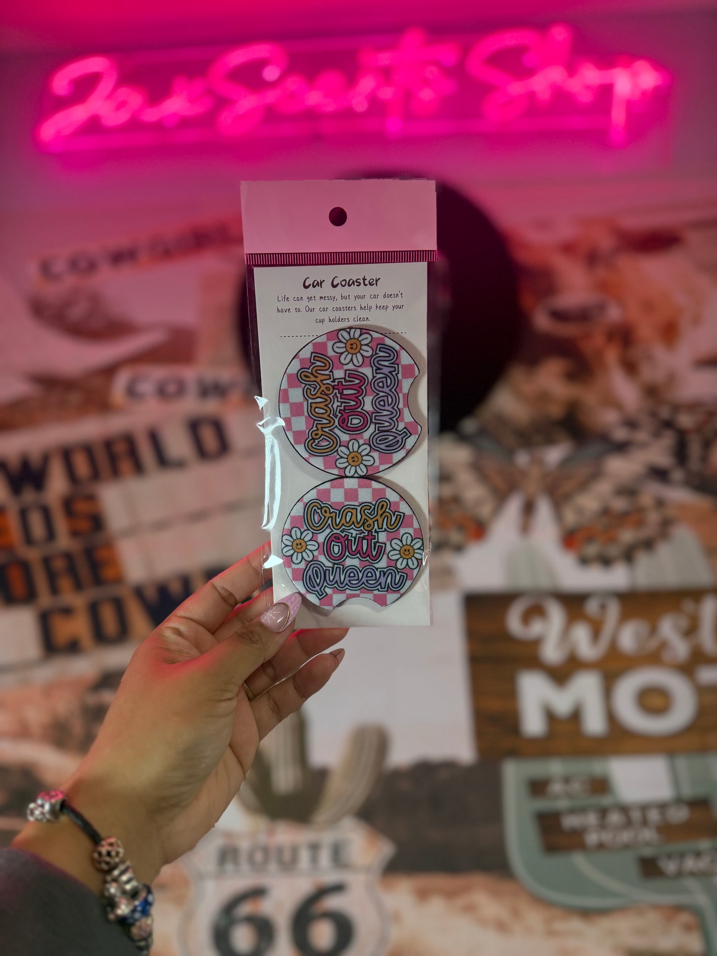 Crash Out Queen Coaster Set