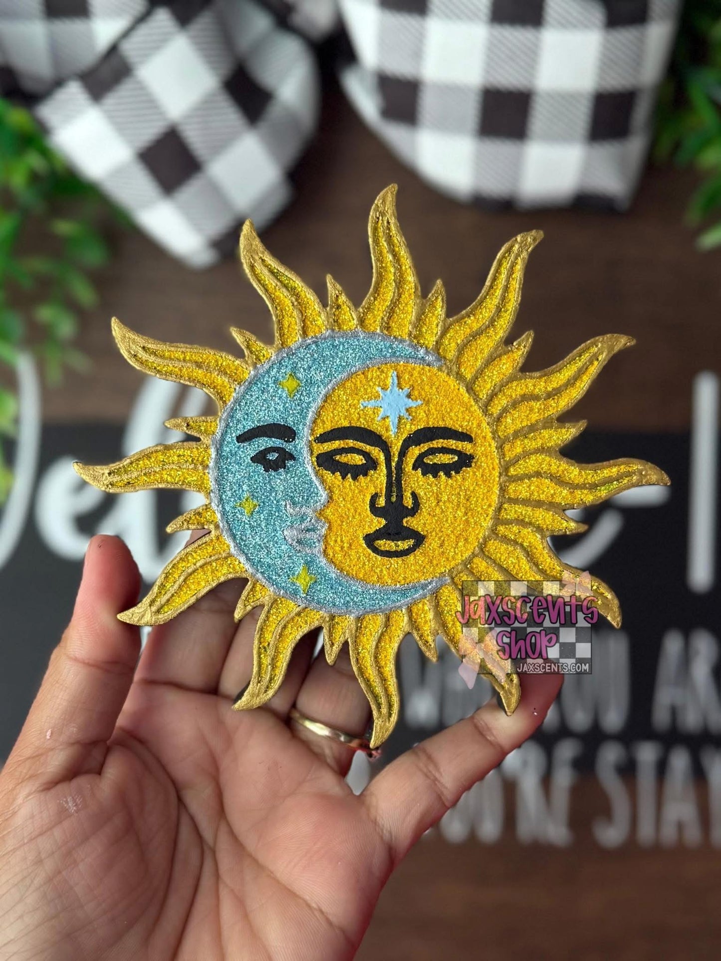 Boho Sun & Moon Car Freshie