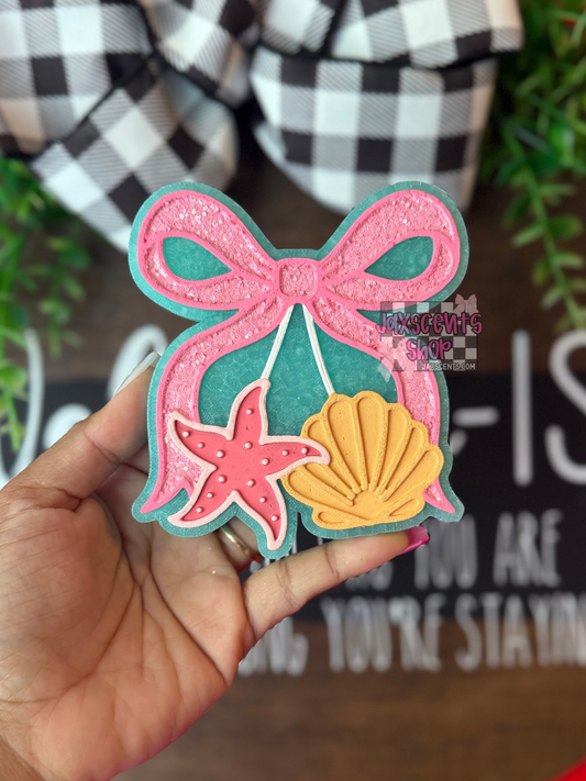 Starfish and Clam Cherries Car Freshie