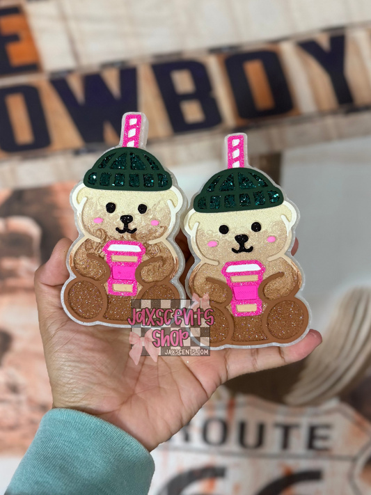 Starbucks Bear Car Freshie