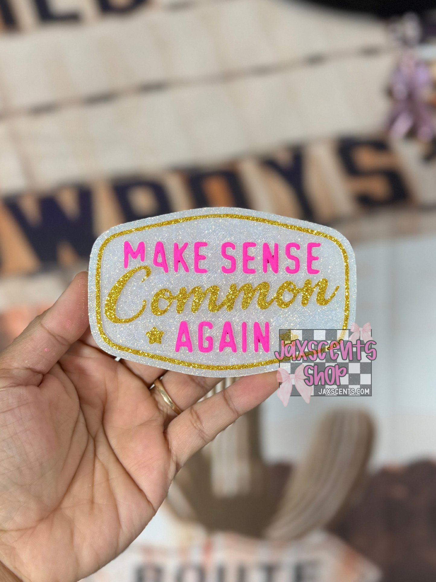 Make Sense Common Again Car Freshie