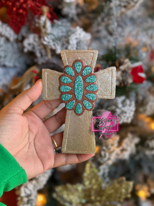 Cross With Squash Blossom