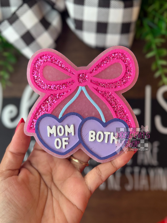 Mom Of Both Cherries Bow